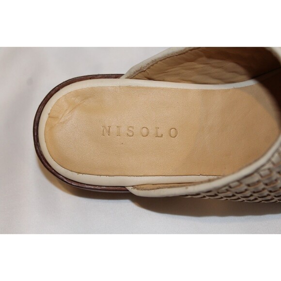 NISOLO WOMEN'S ALL DAY WOVEN MULE BONE SZ 9.5 NEW! $180 - Picture 5 of 7